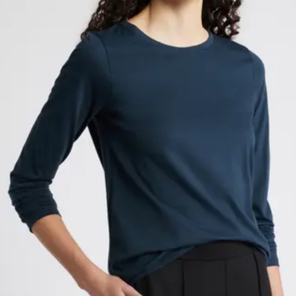 ZARA Casual Three Quarter Length Sleeve Tee - Picture 1 of 7